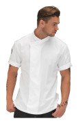 Le Chef Unisex Adult Academy Kortärmad kocktunika XS vit