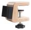 Gitarr Nackstöd Bärbart gitarrställ för folkträ Gitarr elektrisk gitarr bas Passar 3,5 cm tjock Solid Wood