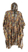 Ghillie kostymer för män Jakt 3D löv kamouflage Ghillie Poncho Camo Cape Cloak Stealth Ghillie kamouflage