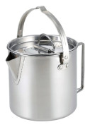 CW-307 Portable Stainless Steel Picnic Cooker Kettle Teapot Hanging Pot(Silver)