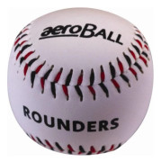 Aeroball Leather Rounders Ball One Size vit/svart
