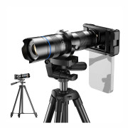 APEXEL APL-20-40XCR50 20-40X zoom monokulärt teleskop 50 mm metall teleobjektiv 4K HD Flerskikts svart