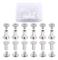 50-pack M5 X 10 mm Phillips Chicago Skruvstolpar Bindningsskruvar Sortimentskit för Scrapbook Fotoalbum Bindning, Läderreparation