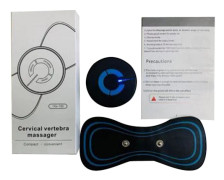 Lymfdränerande Massagekudde, Minis Fickmassagepinne, Bärbar Cervikal Massagepinne Blå