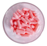 1000 st tomma hårda lösa gelatinkapslar storlek 0# Gel medicin en storlek Helt rosa stängda All pink cloes