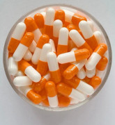 1000 st tomma hårda lösa gelatinkapslar storlek 0# Gel medicin en storlek Orange och gul cloes Orange and yellow cloes