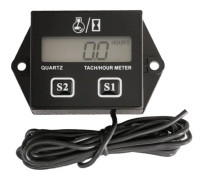 Motorcykel 2/4-takts Motorvarvräknare Timräknare Mätare LCD-Skärm Vattentät Bil Motor Båt Motorcykel Digital Varvräknare【co】
