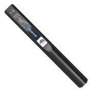 Bärbar handhållen stav trådlös skanner A4-storlek 900DPI JPGPDF-format LCD-skärm med skydd svart