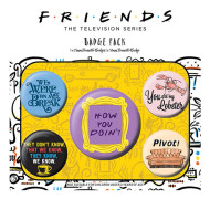 Friends Knappmärken (förpackning med 5 st)