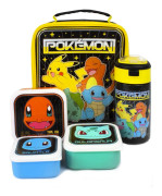 Pokemon-figurer Pikachu Lunch Bag och flaska (5-pack) En