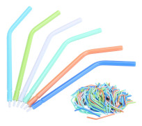 250pcs bag Dental Air Water Spray Nozzles Tips Disposable 3‑Way Triple Syringe Nozzle