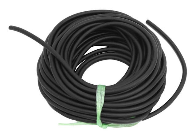 A1842 10 Meter Latexslang Elastiskt Band Naturlatexslang Jakt Tillbehör Svart
