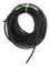 A1842 10 Meter Latexslang Elastiskt Band Naturlatexslang Jakt Tillbehör Svart