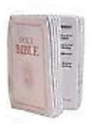 Faith Bible Kudde, Bibel Kudde Bok Plysch Som Öppnas