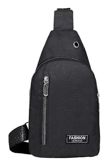 Liten Sling Bag Crossbody Bröst Axel Vattentät Sling Handväska En Rem Resväska För män Kvinnor Pojkar med hörlurshål A A