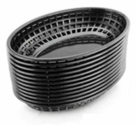 12 st plast snabbmatskorgar oval serveringsbricka frukost middagstallrikar pommes frites kaka bröd