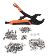 Heavy Duty Snap Fastener Tool, Snap Fastener Tool Kit with 60 Sets, for Boat Covers, Snap Fastener Tool