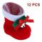 12 Pieces Christmas Decorations, Christmas Hanging Decorations with Christmas Patterns