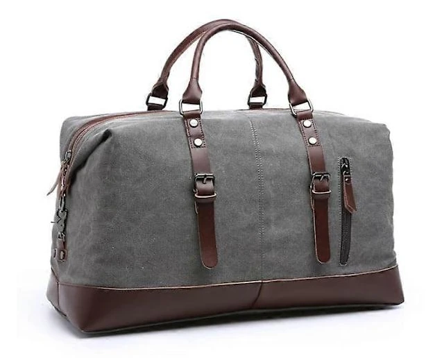 Weekendbag väska kanvas resa gymväska