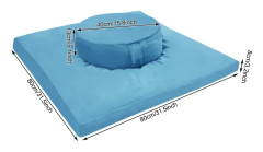 Meditationskudde Set, Bekvämt Material, Mångsidig Användning,Blå