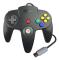 Controller Compatible with Nintendo 64 Black-FF- 368