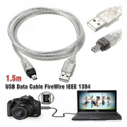Kompatibel med MiniDV MiniDV USB-datakabel Firewire IEEE 1394 HDV-kamera, kan anslutas till dator för redigering 2024-New-C11