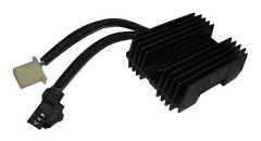 Svart spänningsregulator i aluminium, 1-pack