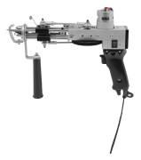 Tuftingpistol, 2-i-1 klipp- och ögla-läge, 100W effekt,svart