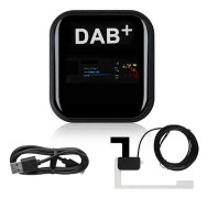DAB+ Antenn Kompatibel med Android Bilradio med USB-adapter GPS Stereo DAB Mottagare Spelare Kompatibel med Europa och Europa