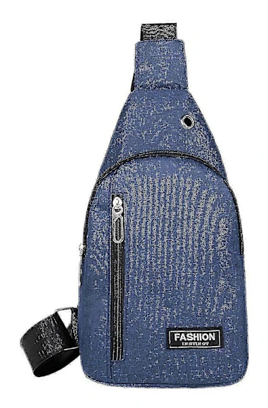 Liten Sling Bag Crossbody Bröst Axel Vattentålig Sling Handväska En Rem Resväska För Män Kvinnor Pojkar Med Hörlurshål B