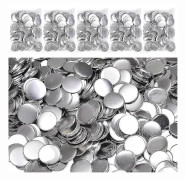 100 stycken 58mm tomma knapptillverkningstillbehör Runda knappdelar Metallknapp Nål Badge Kit för knappmaskin XIO