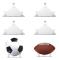 6-pack Akrylbollhållare, bollutställningsställ transparent sportboll organiserare basketboll fotboll volleyboll fotboll utställningsställ