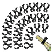 30-pack Champagneflaske-gnistklämmor, säkerhetsklämmor för gnistrar, för Candel Kitc UIS