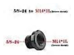 1 st 5/8\" X 24 Till 1/2-28 Till M14x1 Till M14x1.5 För Pipgängadapter-XinHanM14*1L