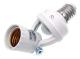 Rörelsesensor lampfäste, E27 skruvlampa adapter (Dimbar)