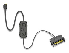 Controller Mate Manuell Adresserbar RGB-kontroller ARGB LED-kontroller SATA 15-Pin till 3-Pin ARGB LED