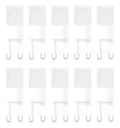 10x G9 1w LED Högeffektslampa Varmvit 3500 K