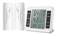 Trådlös kylskåpstermometer Digital frystermometer Temperaturövervakare med sensorer för I