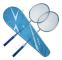 2 st Badmintonracketar och Väska Set Badmintonracket Set Inomhus Utomhus Blå Blue