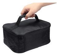 Portable Mini Car Microwave Oven 12V Electric Oven Fast Heating Picnic Lunch Box for Travel Camping Cooking Black