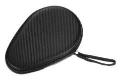 Fodral för bordtennisracket Ping Pong Paddle Case Hårt skydd Behållare Väska Gourd Shape, för sporttillbehör Black