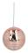 Discoboll Liten Roséguld