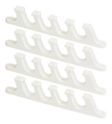 5-positionsjusteringsfästen för utomhus-schäslong, ryggstödsersättningsdelar, 4-pack plastfästen