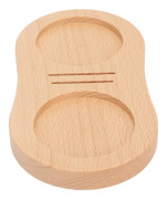 Wooden Coffee Tamper Mat, Powder Press, Water Distribution Net, Storage Rack, Bookend