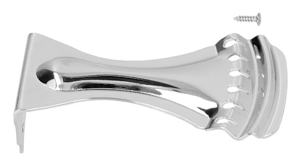 Metall Silver Gitarr Stränghållare 6 Sträng Stall Monteringsskruv Tillbehör