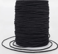 Elastic Thread for Bracelets, 1mm x 110 Yards Sturdy Stretchy Elastic Cord for Jewelry Making, Necklaces, Beading - Black