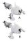 Halloween Ghost Wall Broken Window Decoration A A
