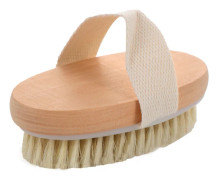 Torrborstning Kroppsborste, Exfolierande Borste för Torr Hud med Natu