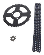 T8F Fram- och Bakdrev och Kedjekit Stål 9T 10MM Fram 54T 35MM Bakdrev 120 Driv