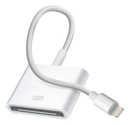 Lightning till 30-pin laddningsadapterkabel, vit